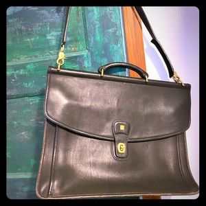 Vintage Coach Leather Satchel/Tote/Laptop bag